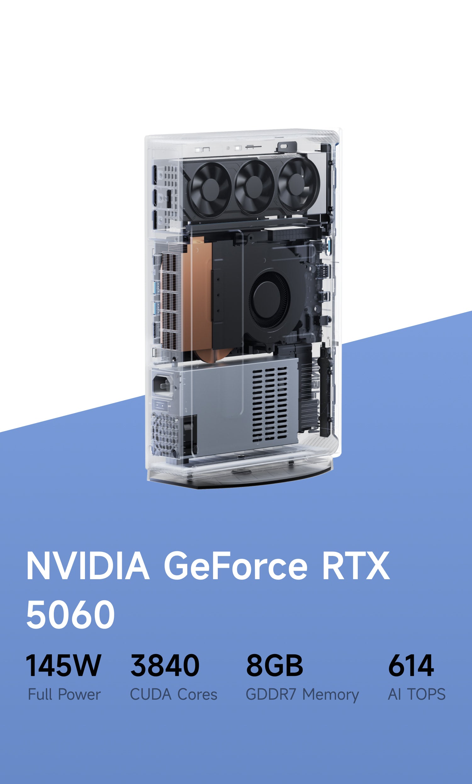 MINISFORUM AtomMan G1 PRO | AMD Ryzen™ 9 8945HX, RTX 5060, 614