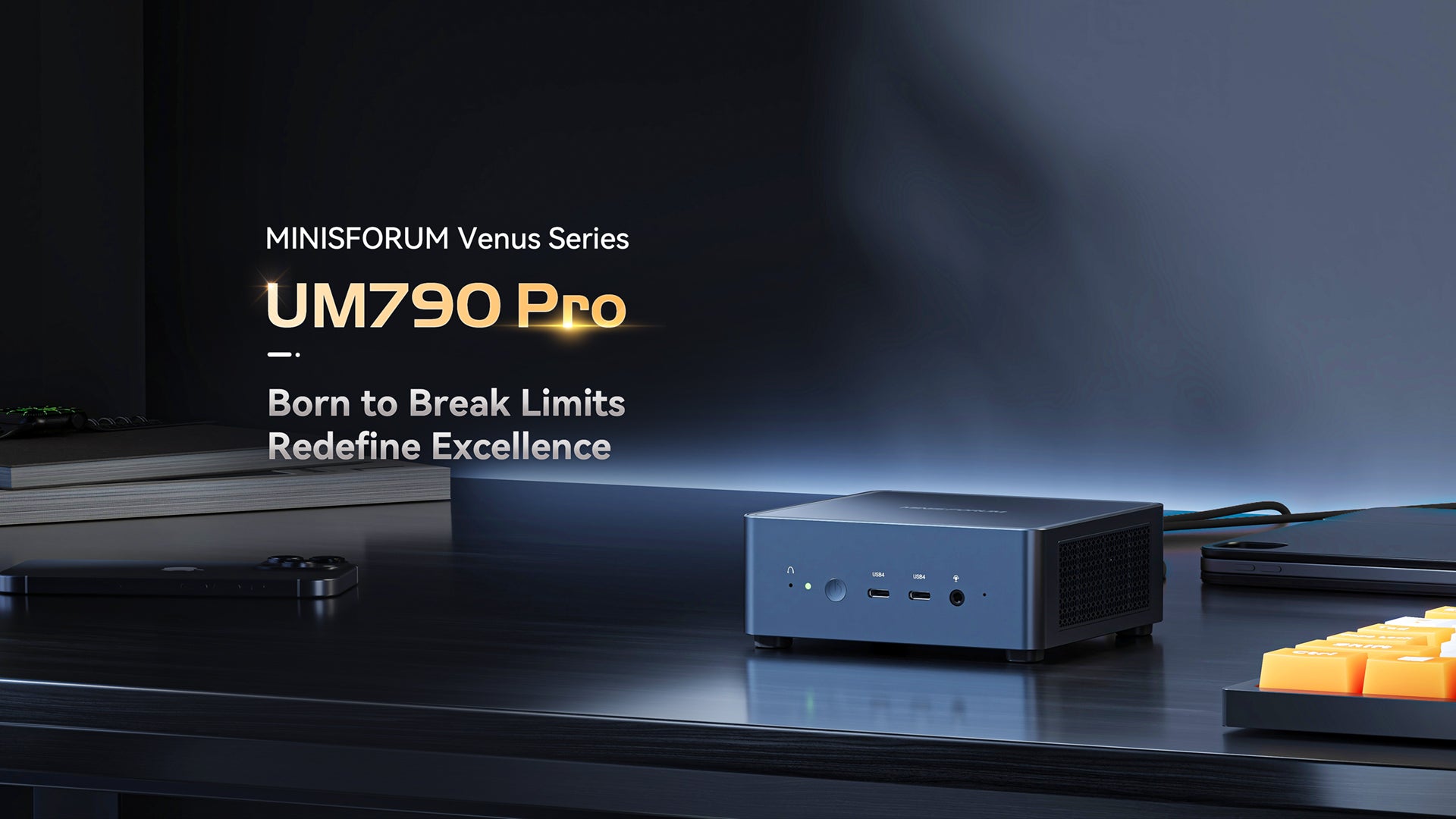 ミニPC Minisforum UM790 Pro Minisforum UM790 ProAMD Ryzen™ 9 7940HS Mini PC